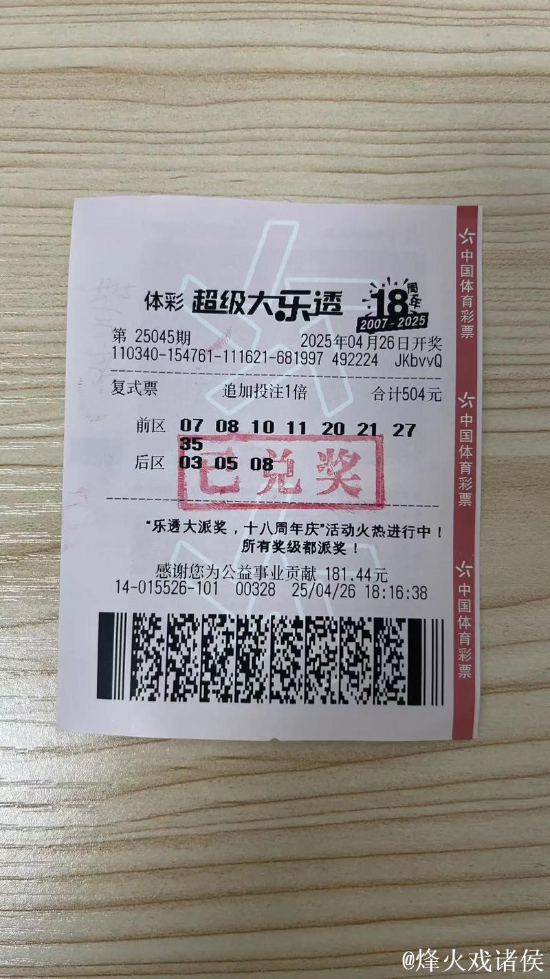 精选大乐透专家：夏梦雨、苏香、梁友全同中752万